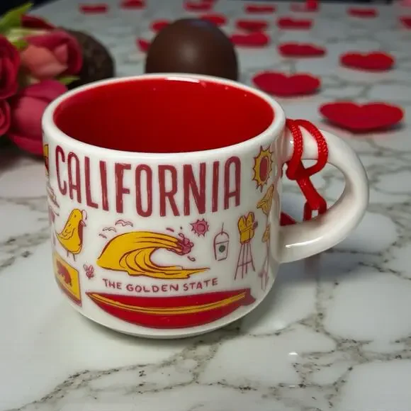 Starbucks California Been There 2oz ORNAMENT Mug MINI NWT Box – NOT FULL SIZE